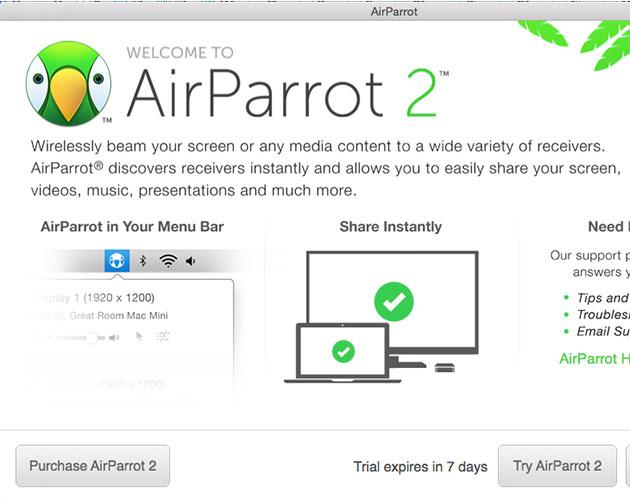 Chiave seriale Airparrot 2 con crack gratuito Scarica l'ultima versione