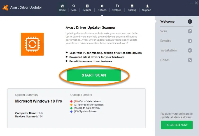 Download della chiave di attivazione di Avast Driver Updater 22.6 Crack Plus [Più recente]