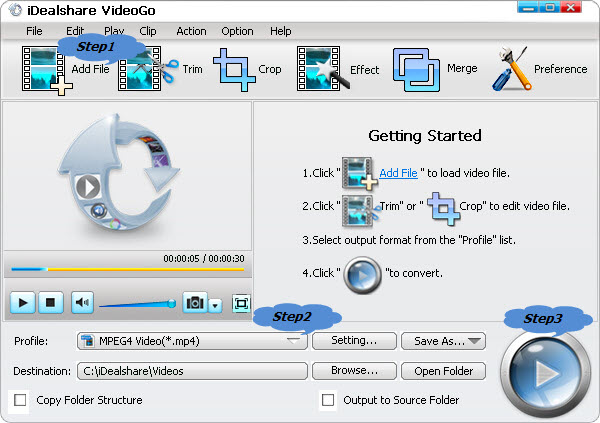 iDealshare VideoGo 7.1.1 Crack con chiave seriale Download gratuito 2022